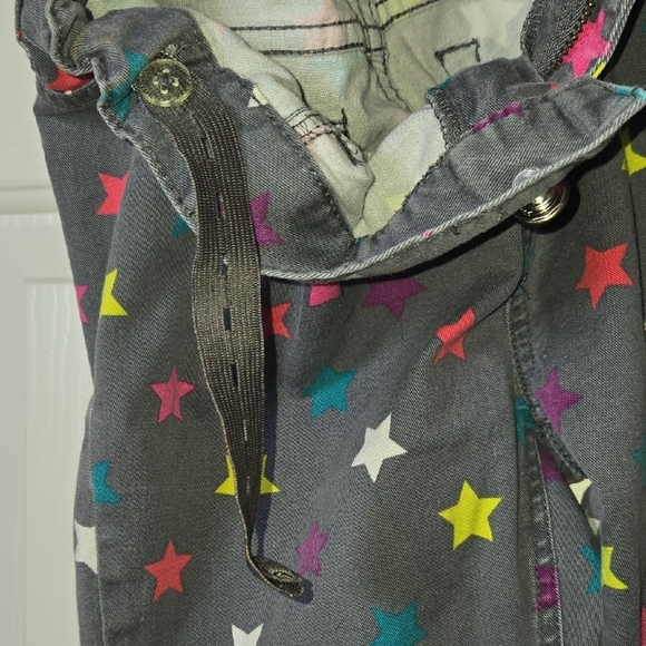 PLACE Gray Jeggings Colorful Stars JR. 12 ADJ WAIST  Y2K FUN UNIQUE COMFY BOLD - Picture 10 of 14